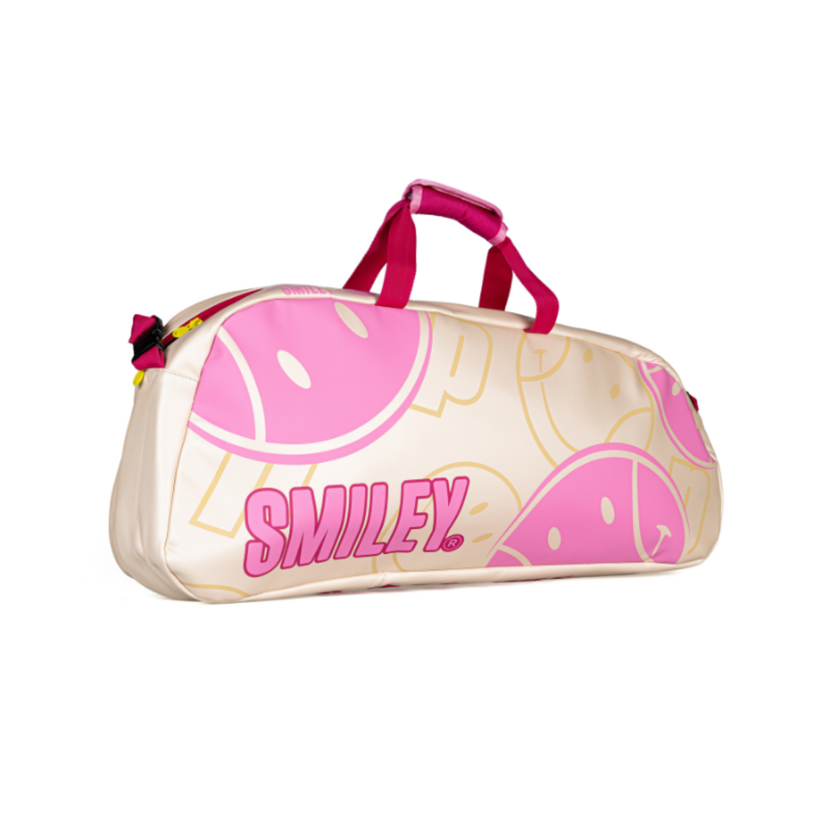 PRINCE X SMILEY TOUR 1 COMP TENNIS BAG - PINK EDITION