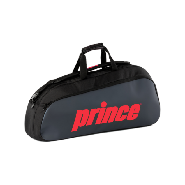 TENNIS BAG TOUR 1 COMP BLACK/POPPY RED