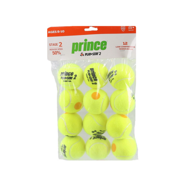 prince stage 2 orange - 12 ball pack