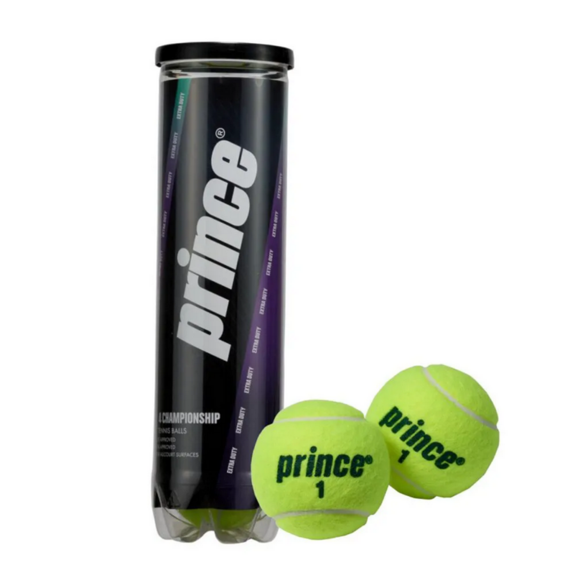 PRINCE NX TOUR PRO - TUBE DE 4 BALLES