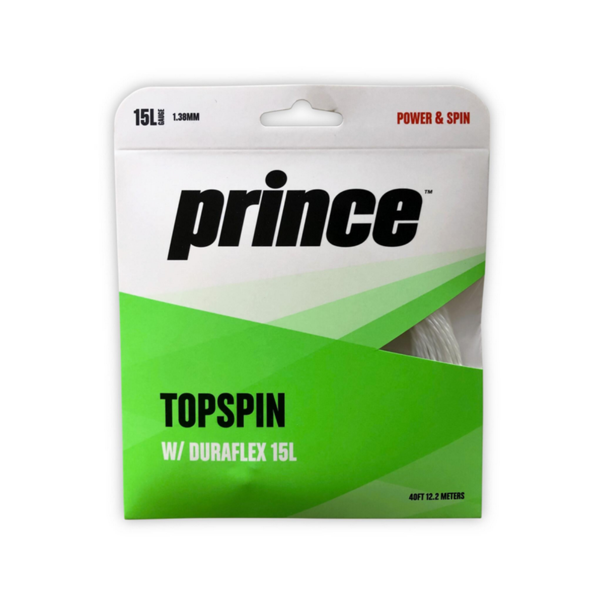 PRINCE TOPSPIN DURAFLEX WHITE (GA 15L) - SET