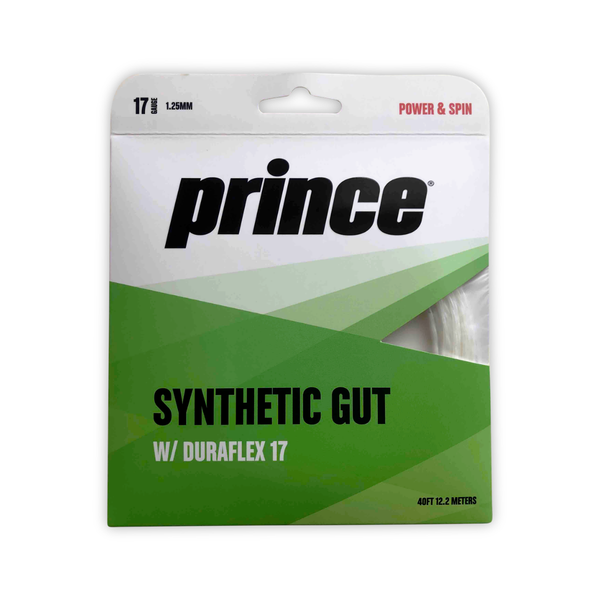 PRINCE SYNTHETIC GUT DURAFLEX WHITE (GA 17) - SET