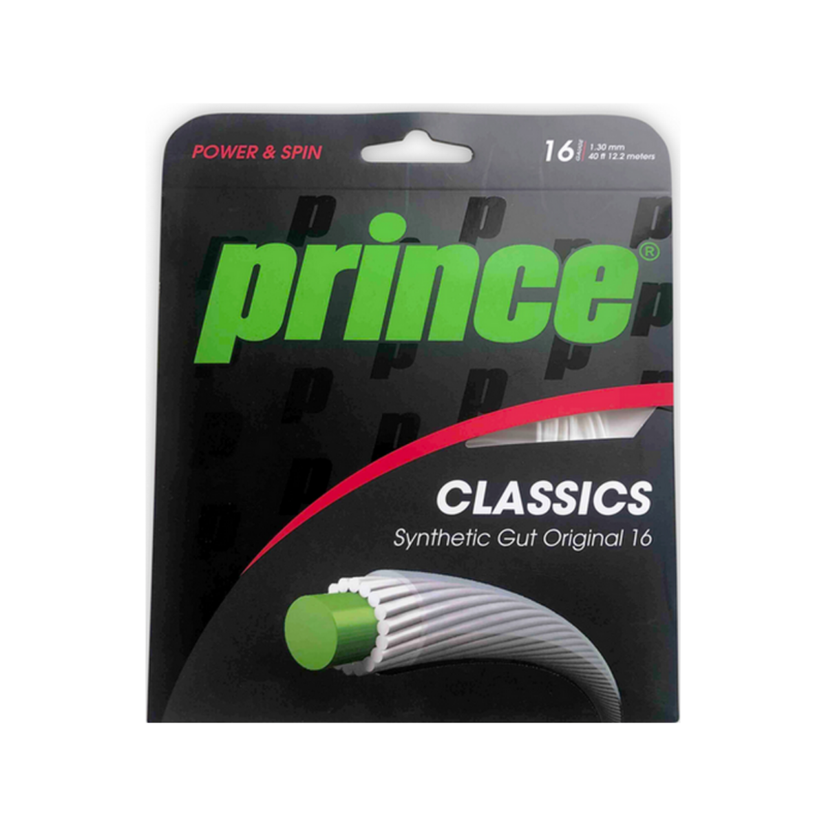 PRINCE SYNTHETIC GUT ORIGINAL WHITE (GA 16) - SET