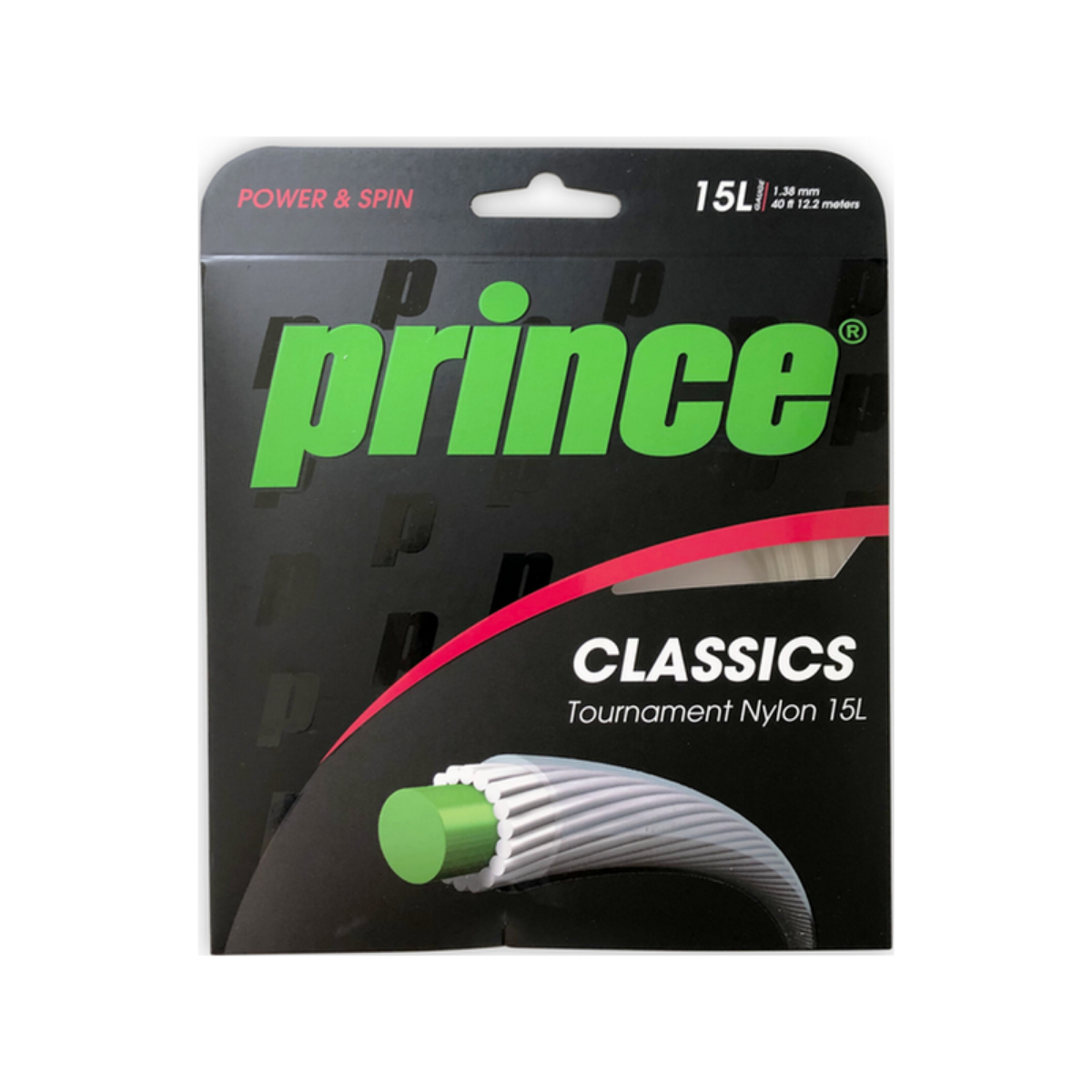 CORDAGE PRINCE TOURNAMENT NYLON NATUREL (GA 15L) - GARNITURE