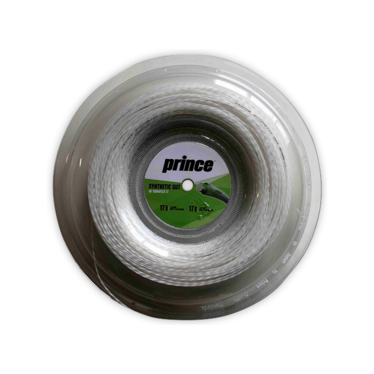 PRINCE SYNTHETIC GUT DURAFLEX WHITE (GA 17) - REEL