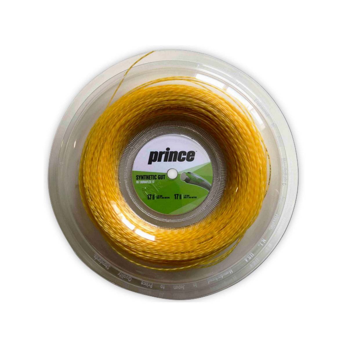 CORDAGE PRINCE SYNTHETIC GUT DURAFLEX GOLD (17 GA) - BOBINE