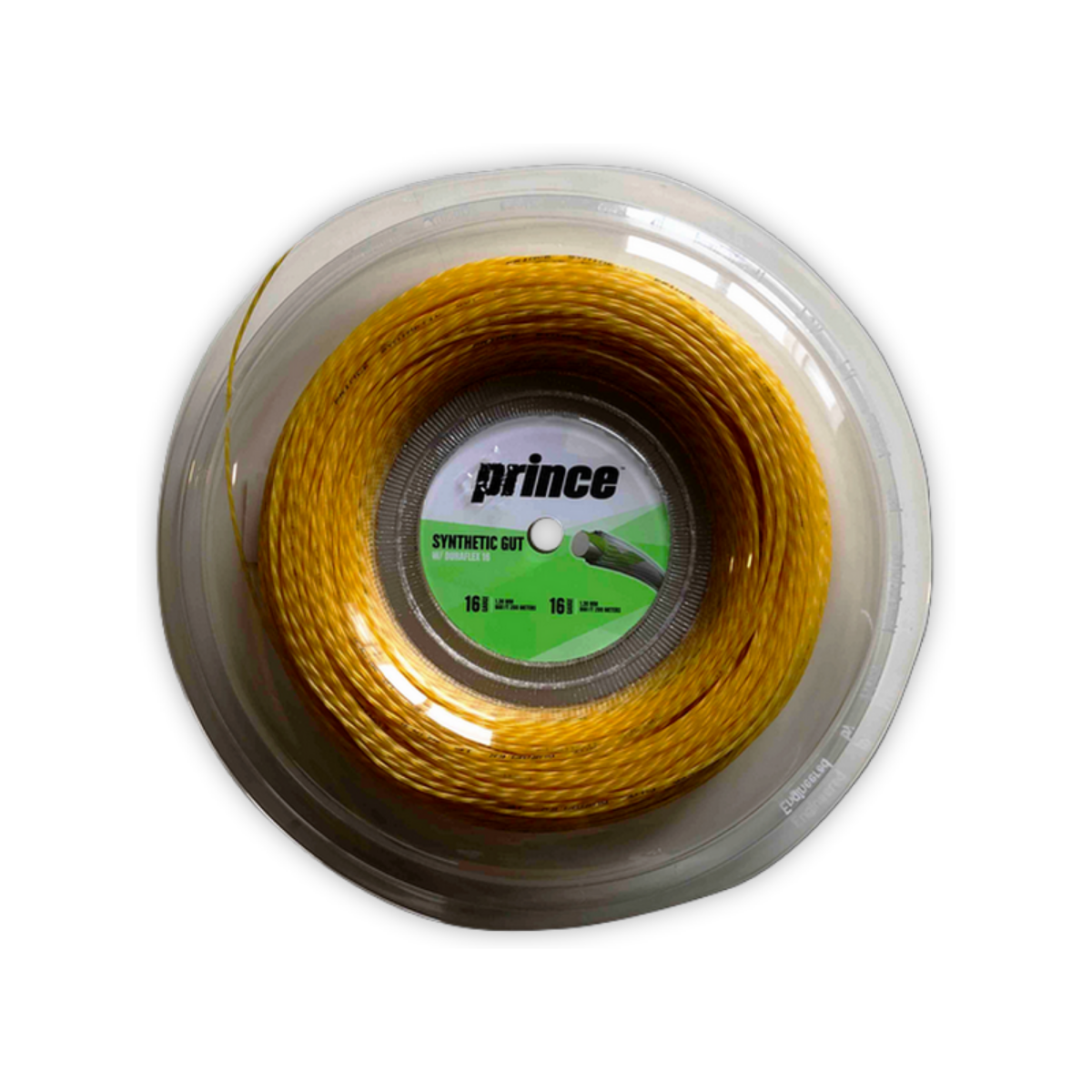 CORDAGE PRINCE SYNTHETIC GUT DURAFLEX GOLD (GA 16) - BOBINE