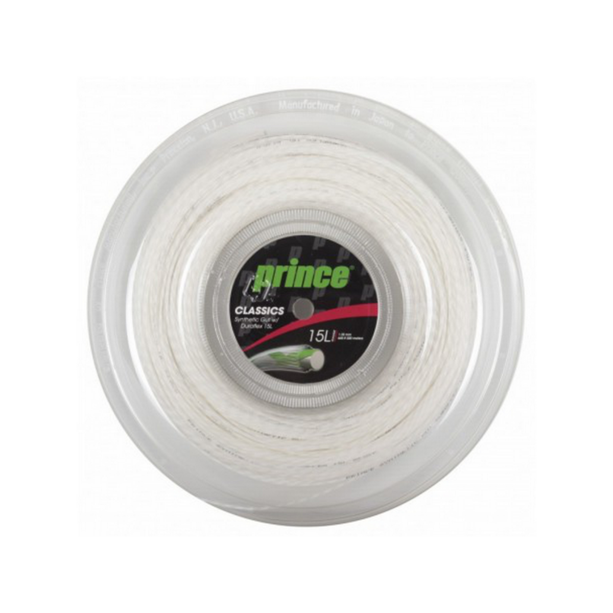 CORDAGE PRINCE SYNTHETIC GUT DURAFLEX BLANC (GA 15L) - BOBINE