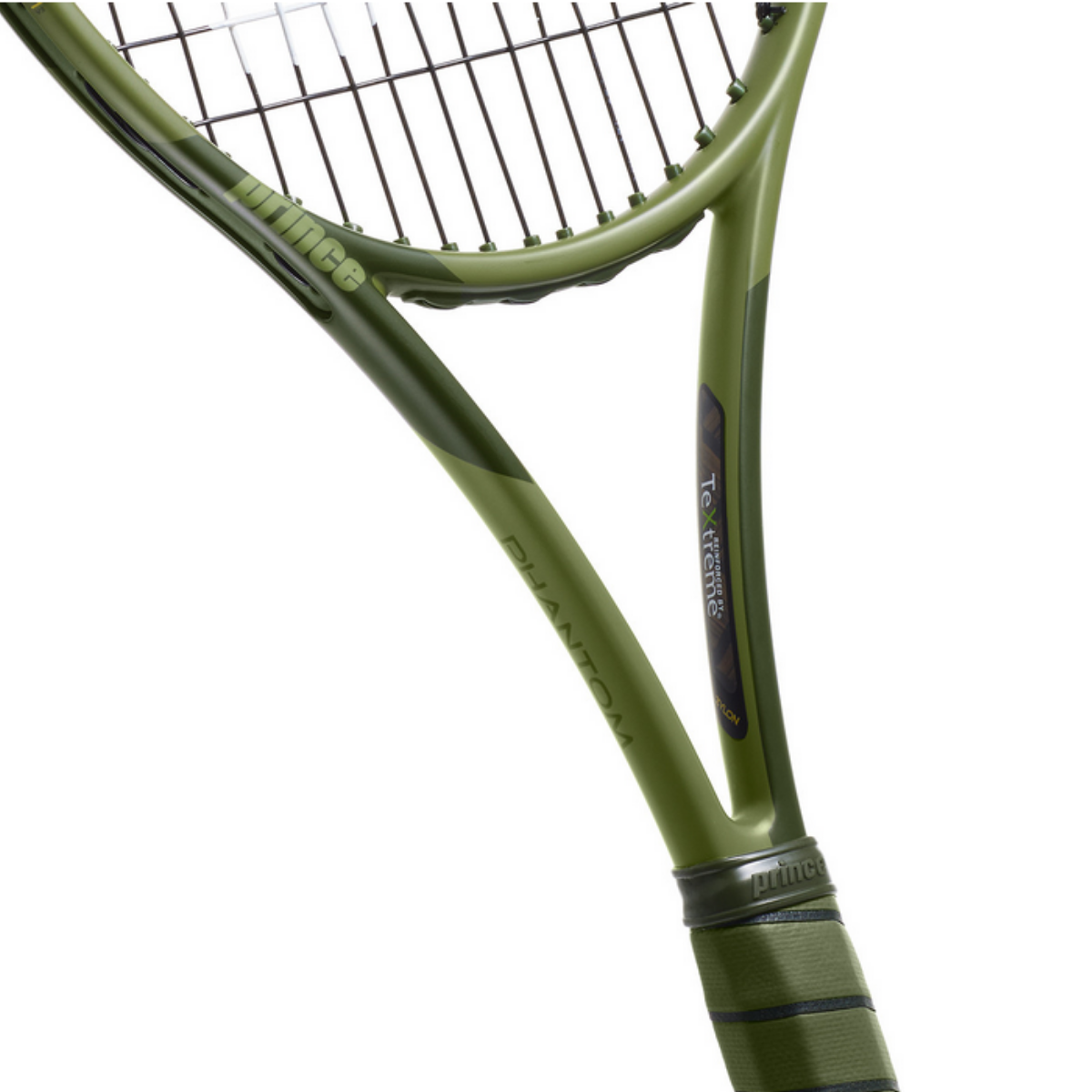 Throat of the Prince Phantom 100P tennis racket