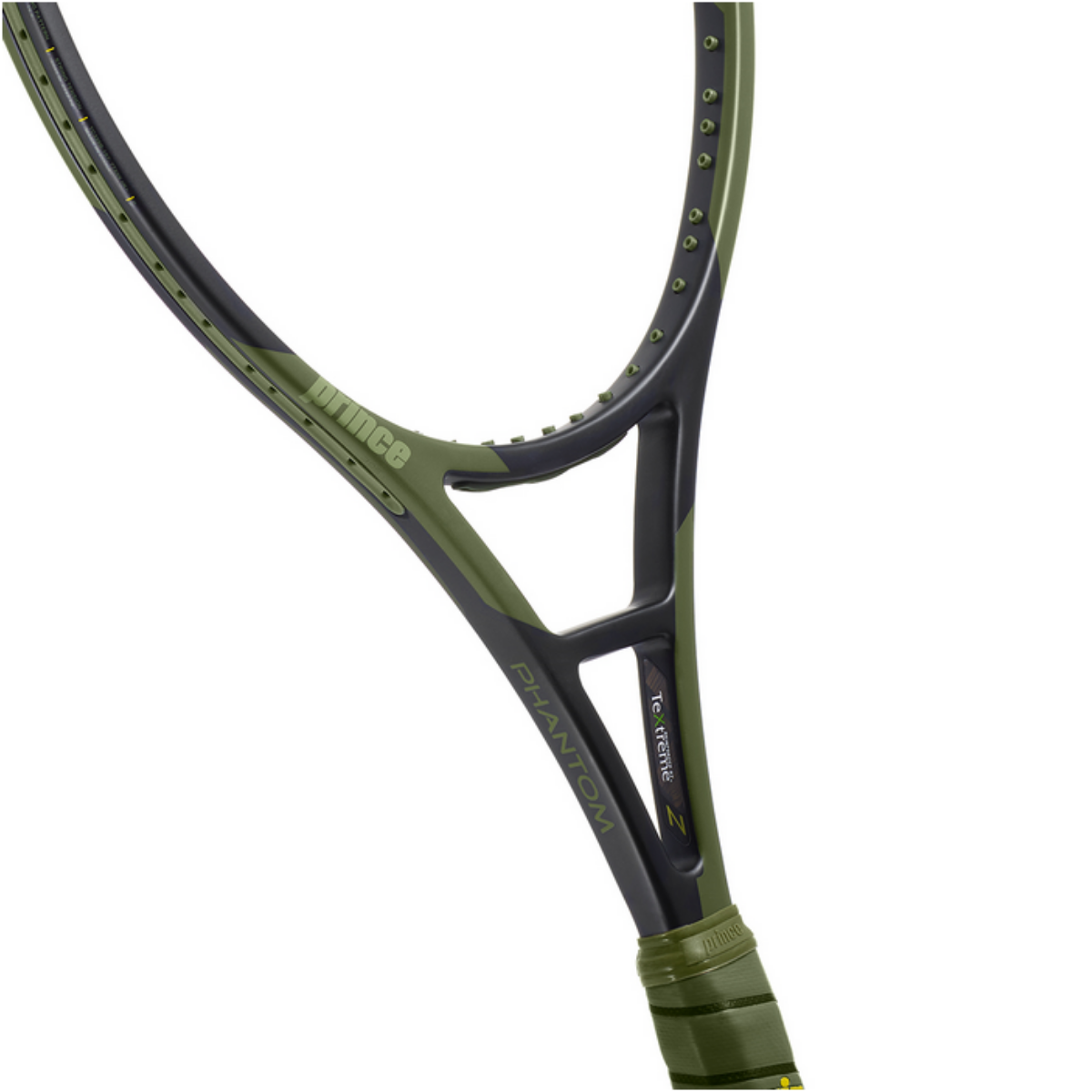 Head of the Prince Phantom 107G tennis racket