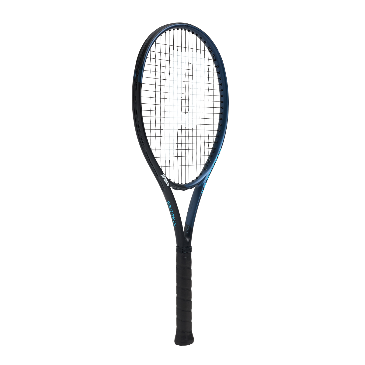 Profile view of the Prince Warrior 100 300 tennis racket