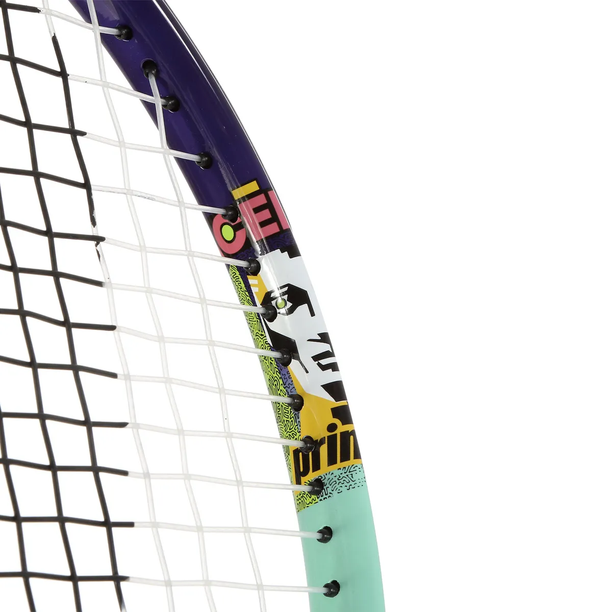 Tamis de la raquette de tennis Prince Ace Face 23 Violette Bleu