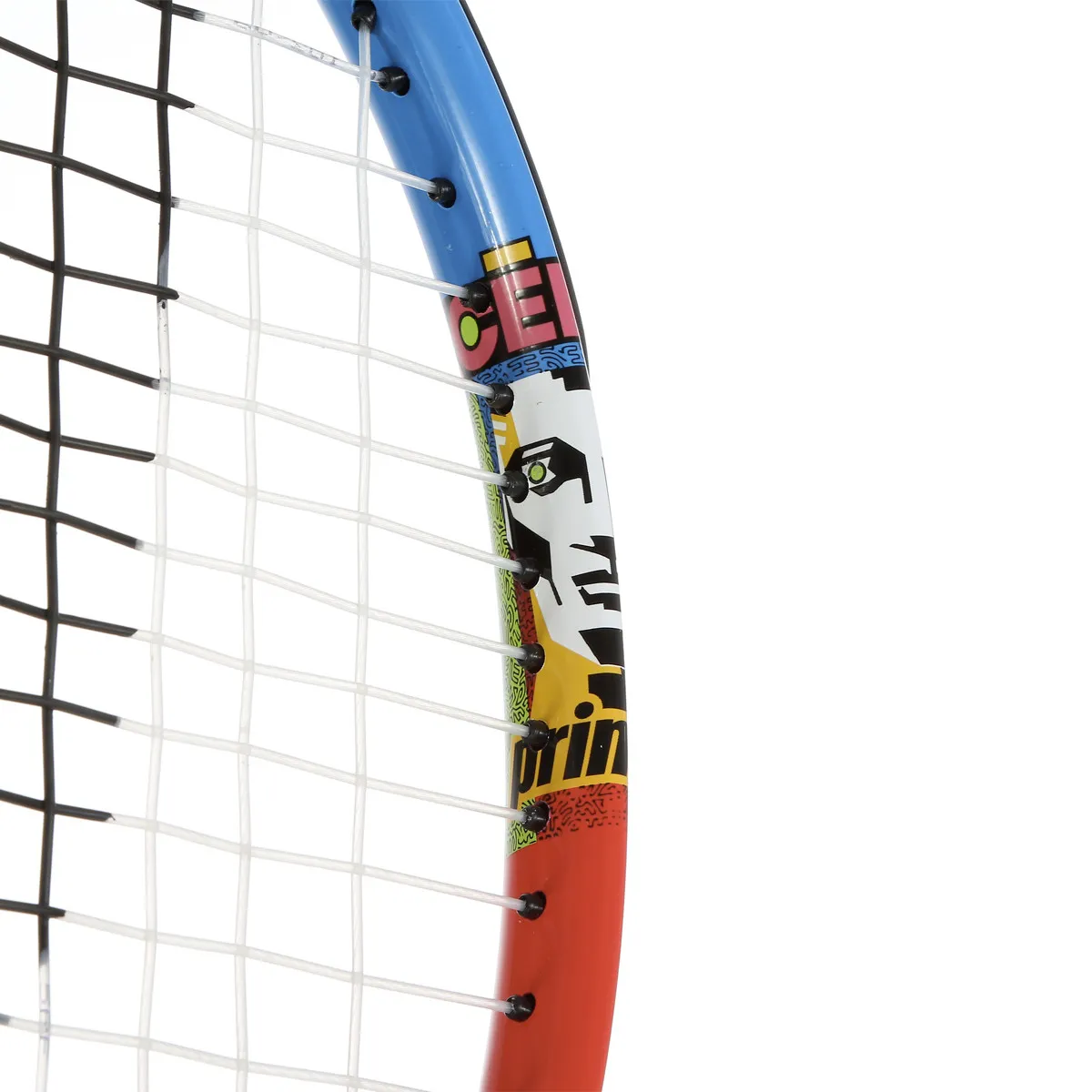 Profil de la raquette de tennis Prince Ace Face 21 Orange Bleu
