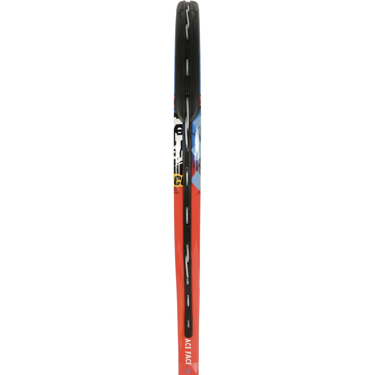 Frame beam of the Prince Ace Face 19 Orange Blue tennis racket
