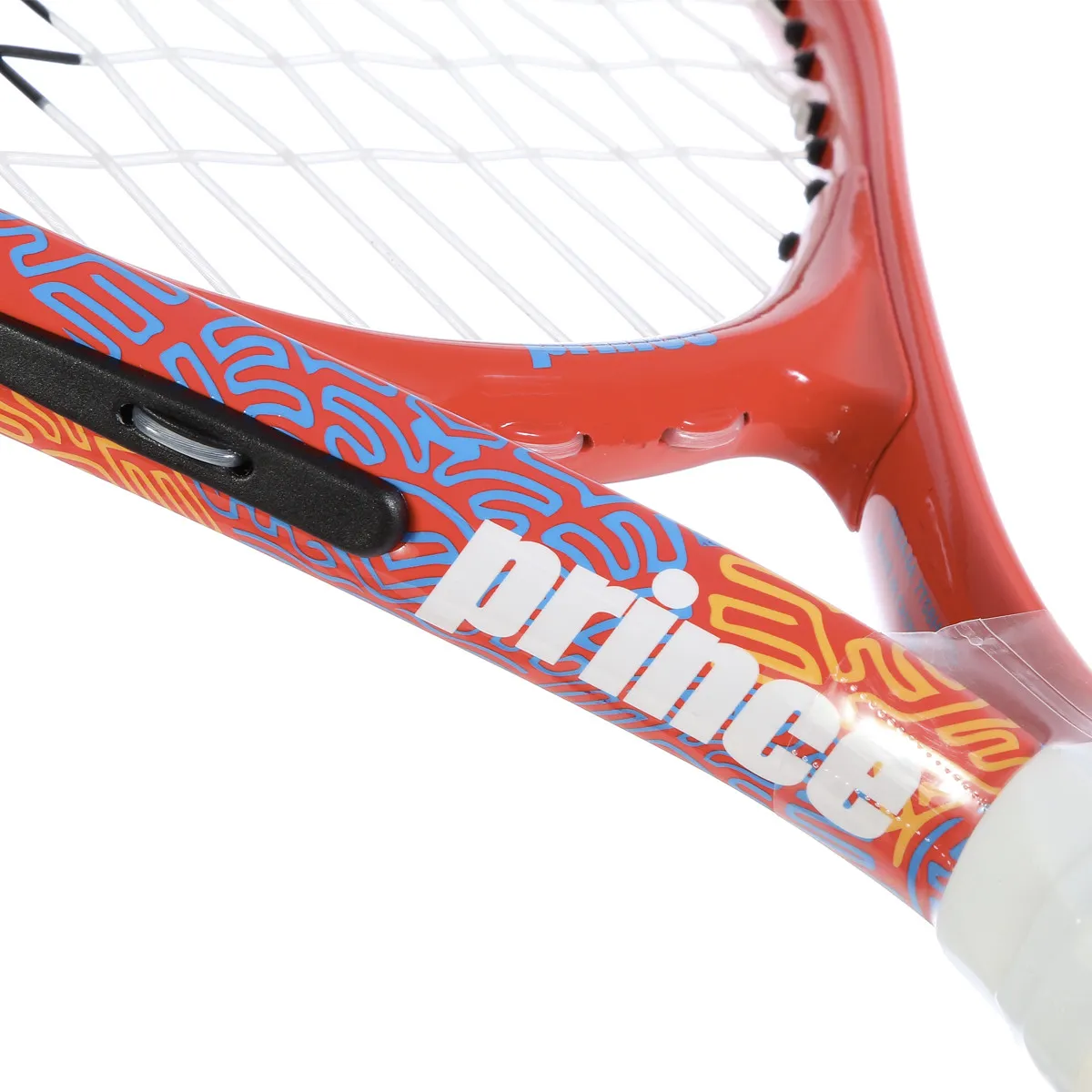 Throat of the Prince Ace Face 19 Orange Blue tennis racket