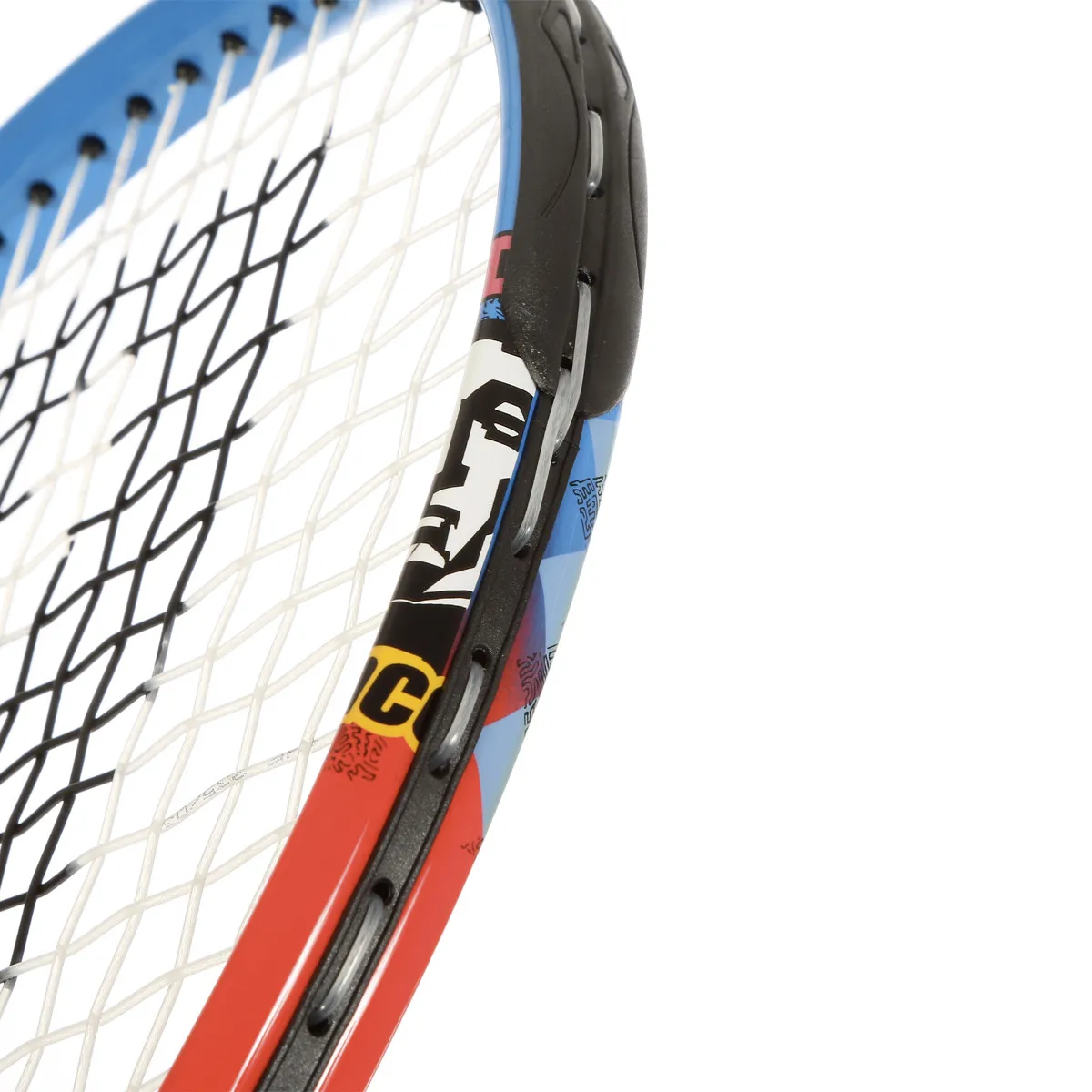 Profil de la raquette de tennis Prince Ace Face 19 Orange Bleu