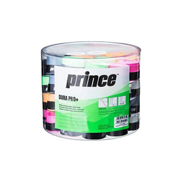jarre de surgrips prince durapro+ - 60 pièces (multicouleurs)