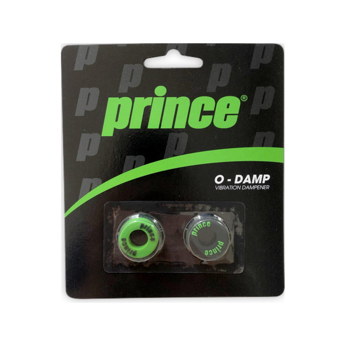 antivibrateur prince o damp - pack de 2 (noir & vert)