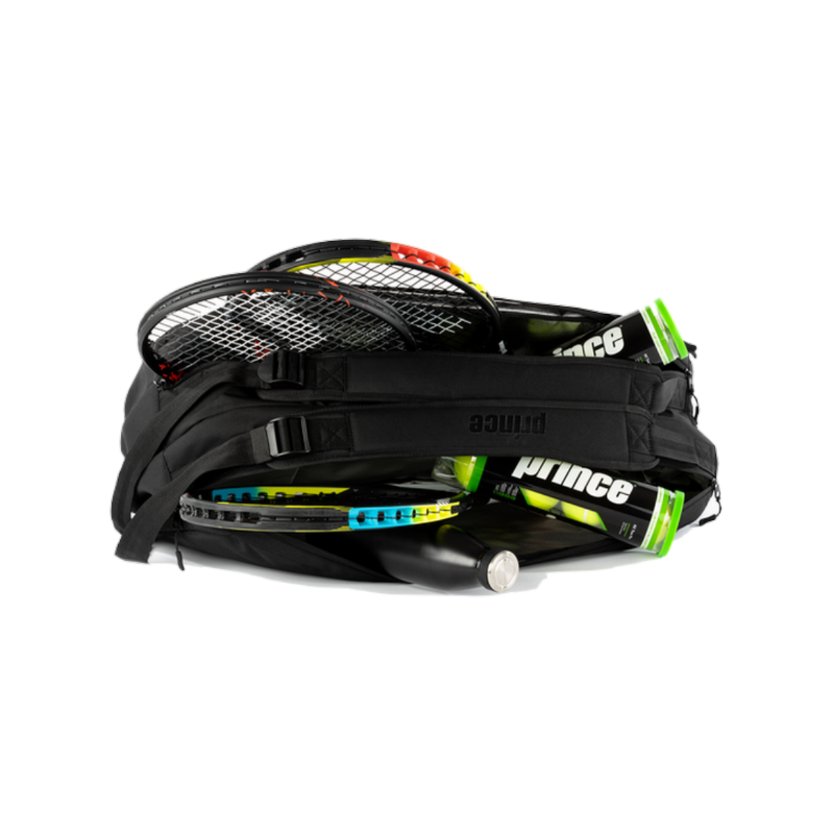 TENNIS BAG TOUR 2 COMP BLACK/POPPY RED