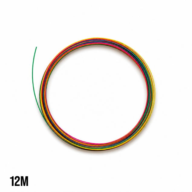 cordage prince synthetic gut duraflex ltd rainbow (ga 16) - garniture