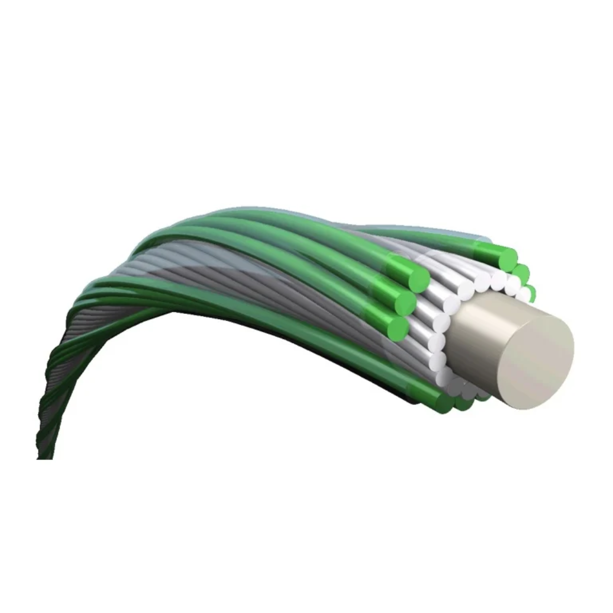 PRINCE TOPSPIN DURAFLEX WHITE (GA 15L) - SET