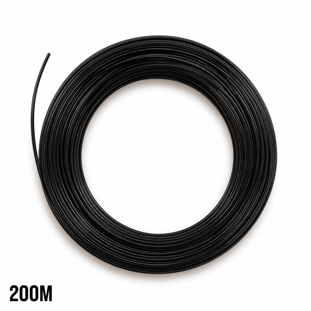 tour xp black monofilament string (1.30mm) - reel