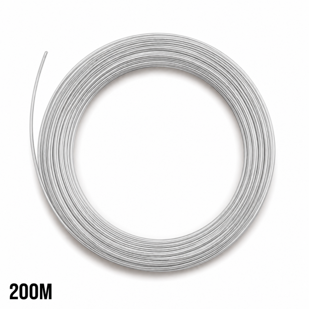 tour xr silver monofilament string (1.25mm) - reel