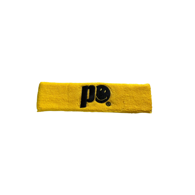 prince x smiley headband – yellow