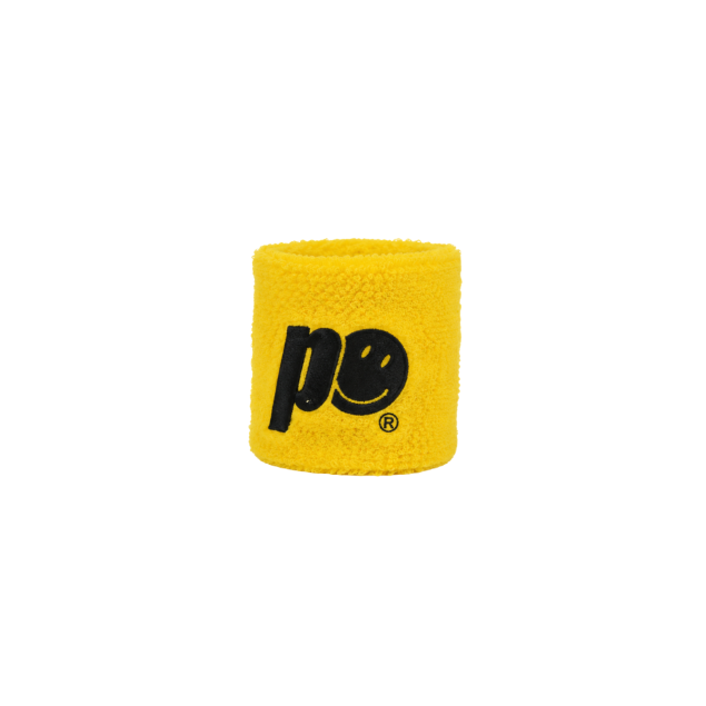 poignets éponge prince x smiley - jaune (taille s)