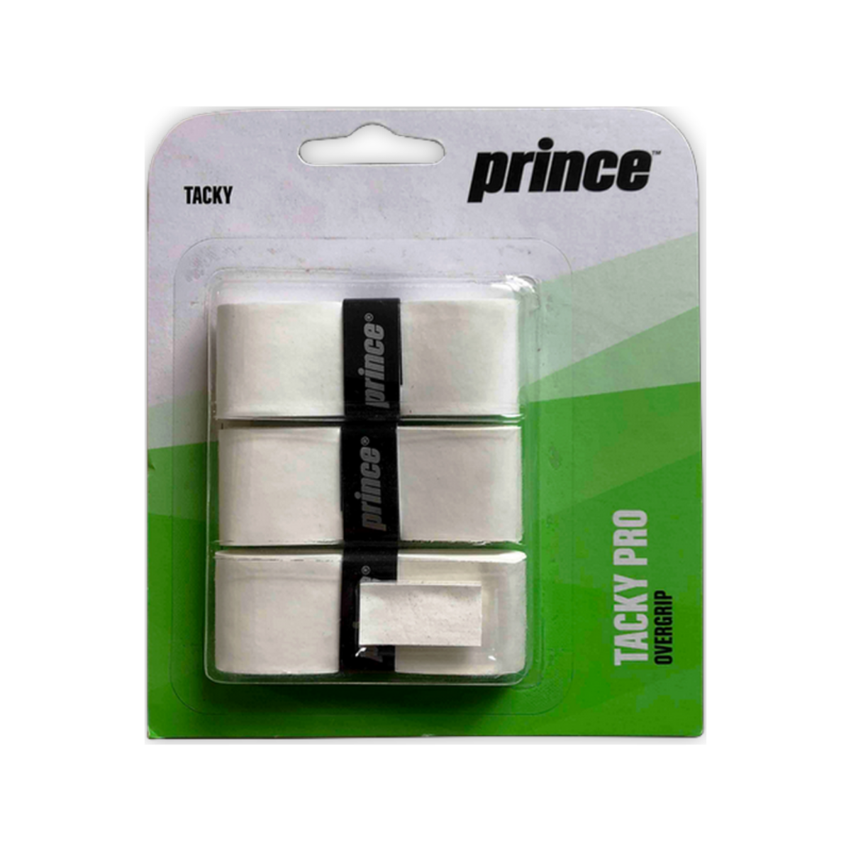 PRINCE TACKY PRO OVERGRIP - 3-PACK (WHITE)