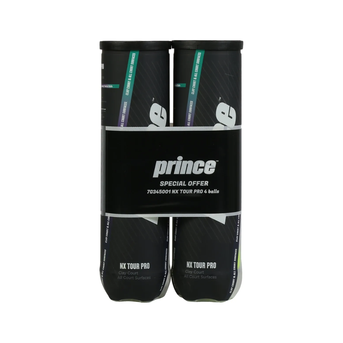 prince nx tour pro - 4 ball advantage pack