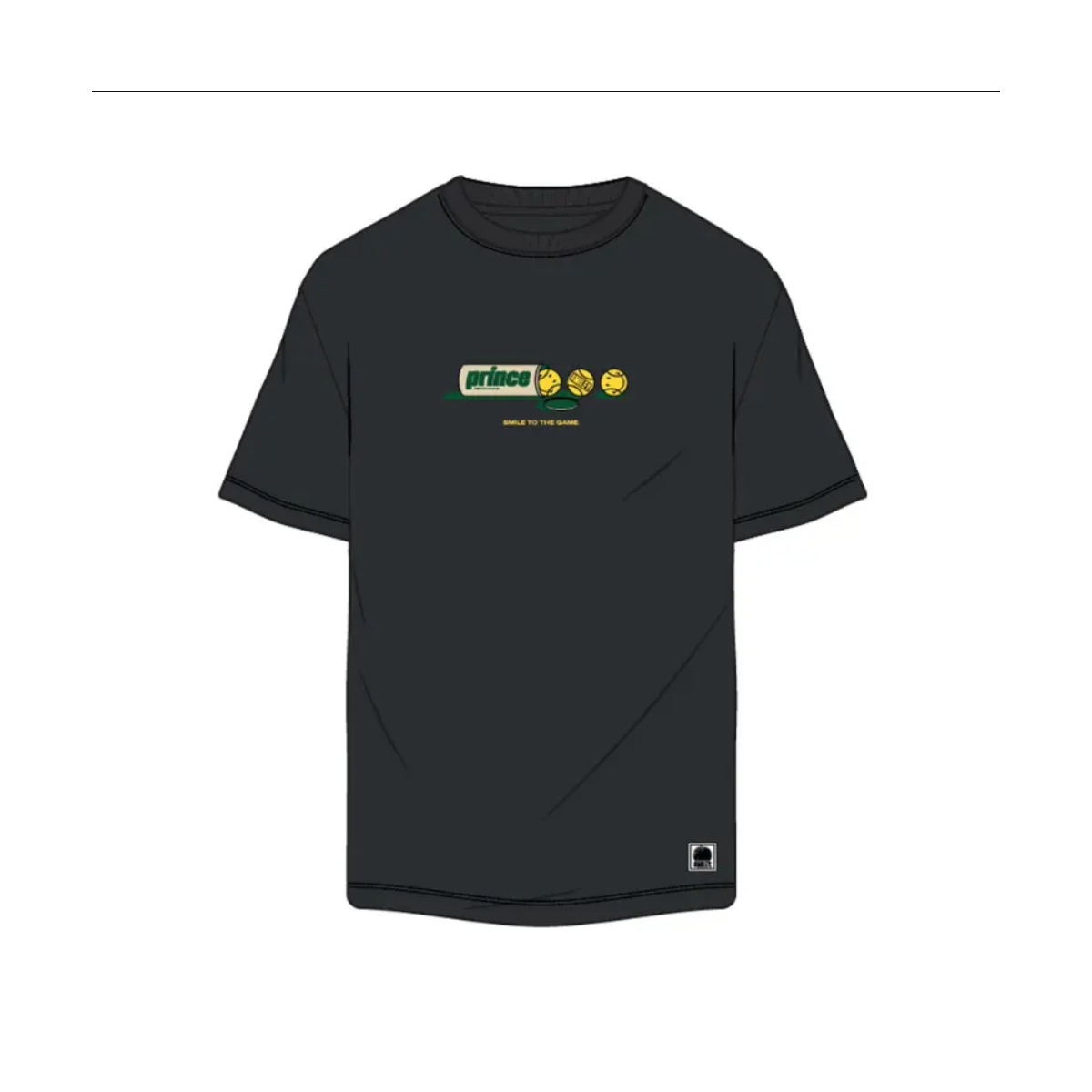 T-SHIRT PRINCE X SMILEY « BALLS CAN » NOIR