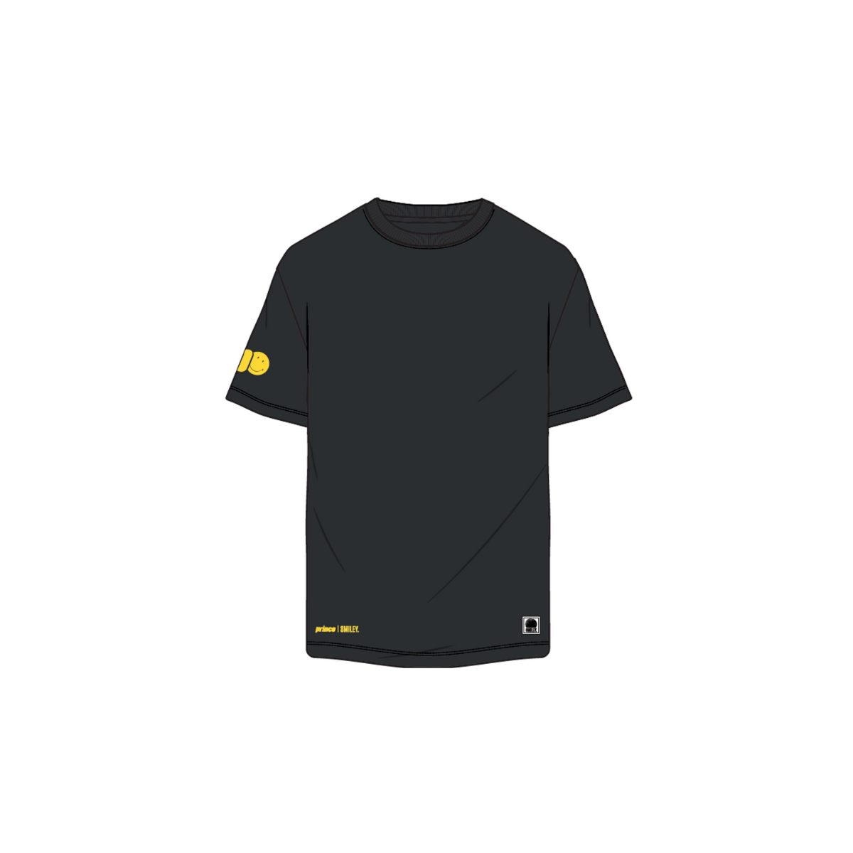 T-SHIRT PRINCE X SMILEY « BREAK SMILE » NOIR