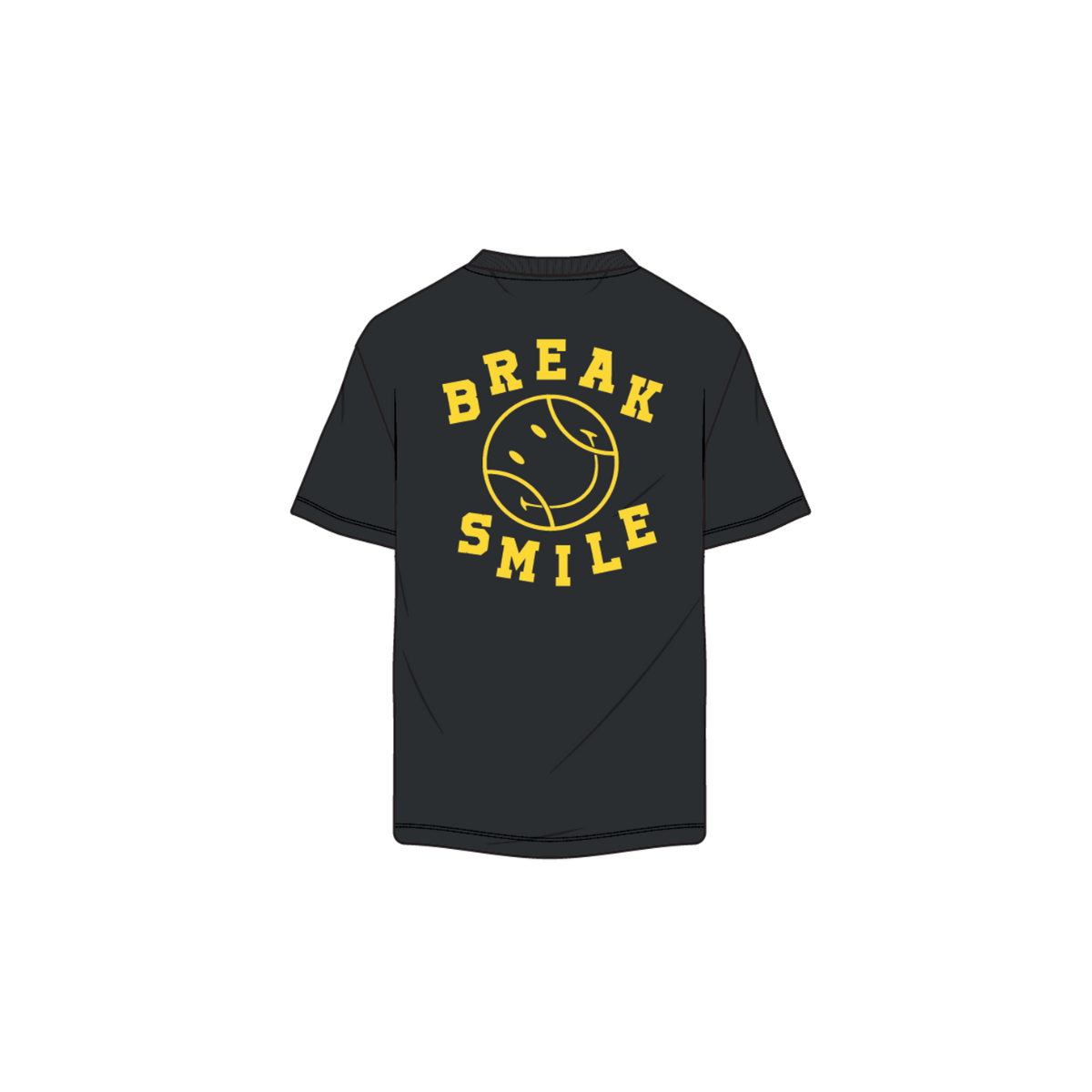 T-SHIRT PRINCE X SMILEY « BREAK SMILE » NOIR
