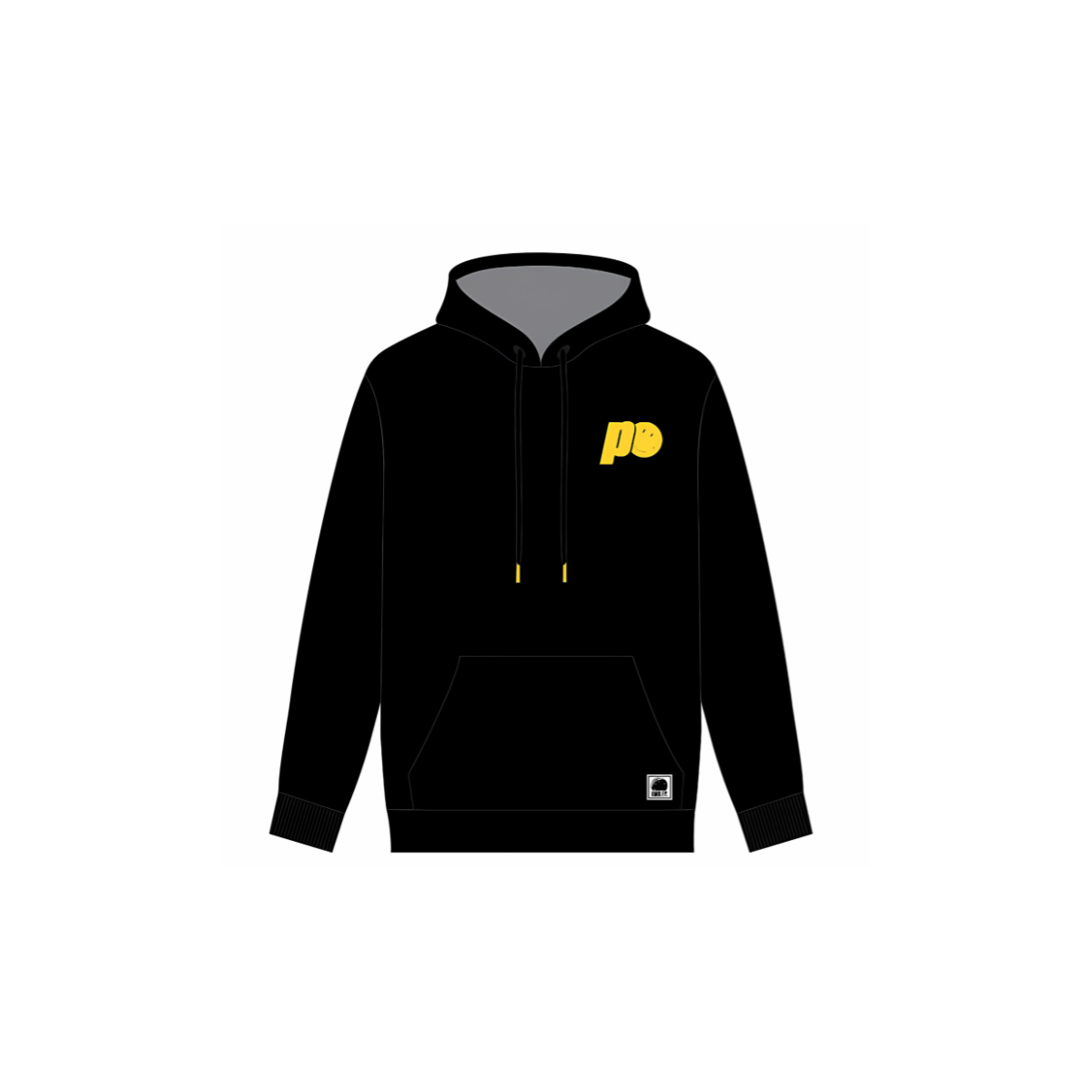 SWEAT À CAPUCHE TENNIS PRINCE X SMILEY « BALLS CAN » NOIR