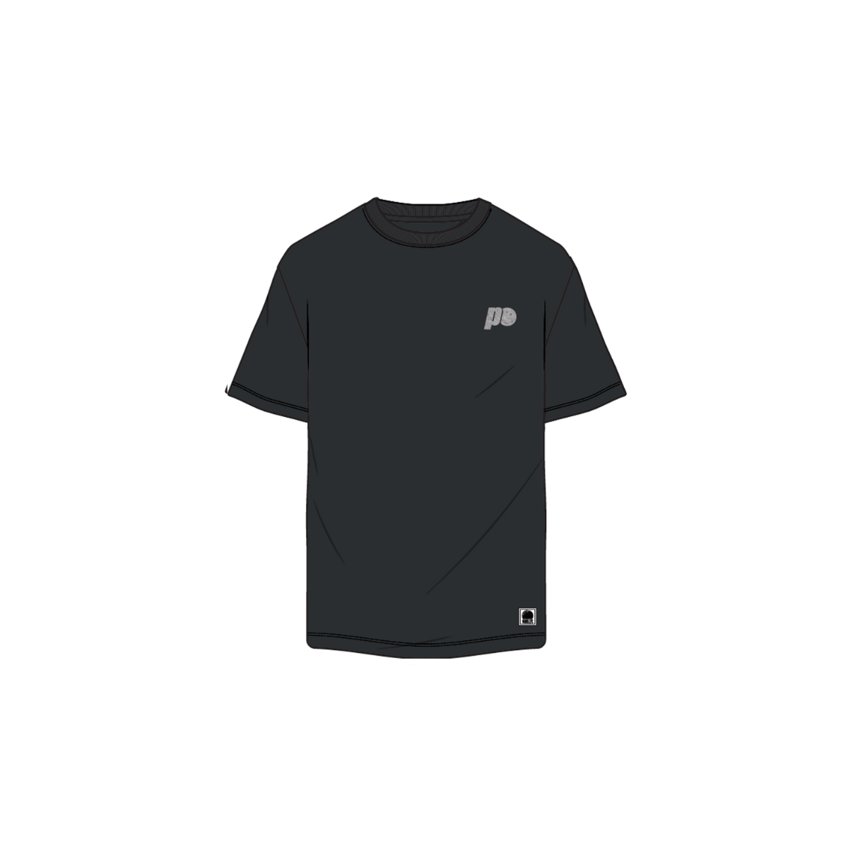 T-SHIRT PRINCE X SMILEY « MATCH POINT » NOIR