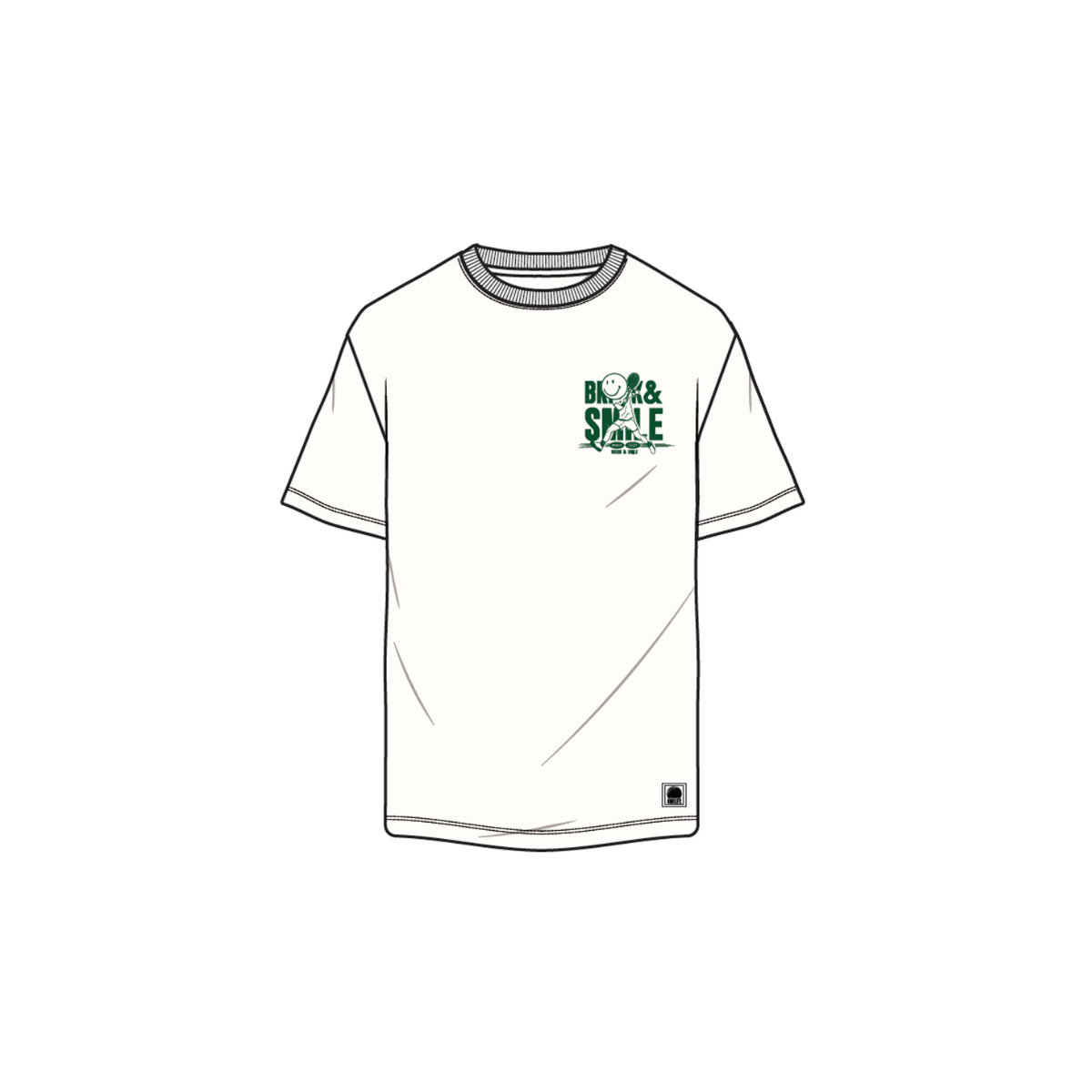 PRINCE X SMILEY "BREAK & SMILE" T-SHIRT WHITE