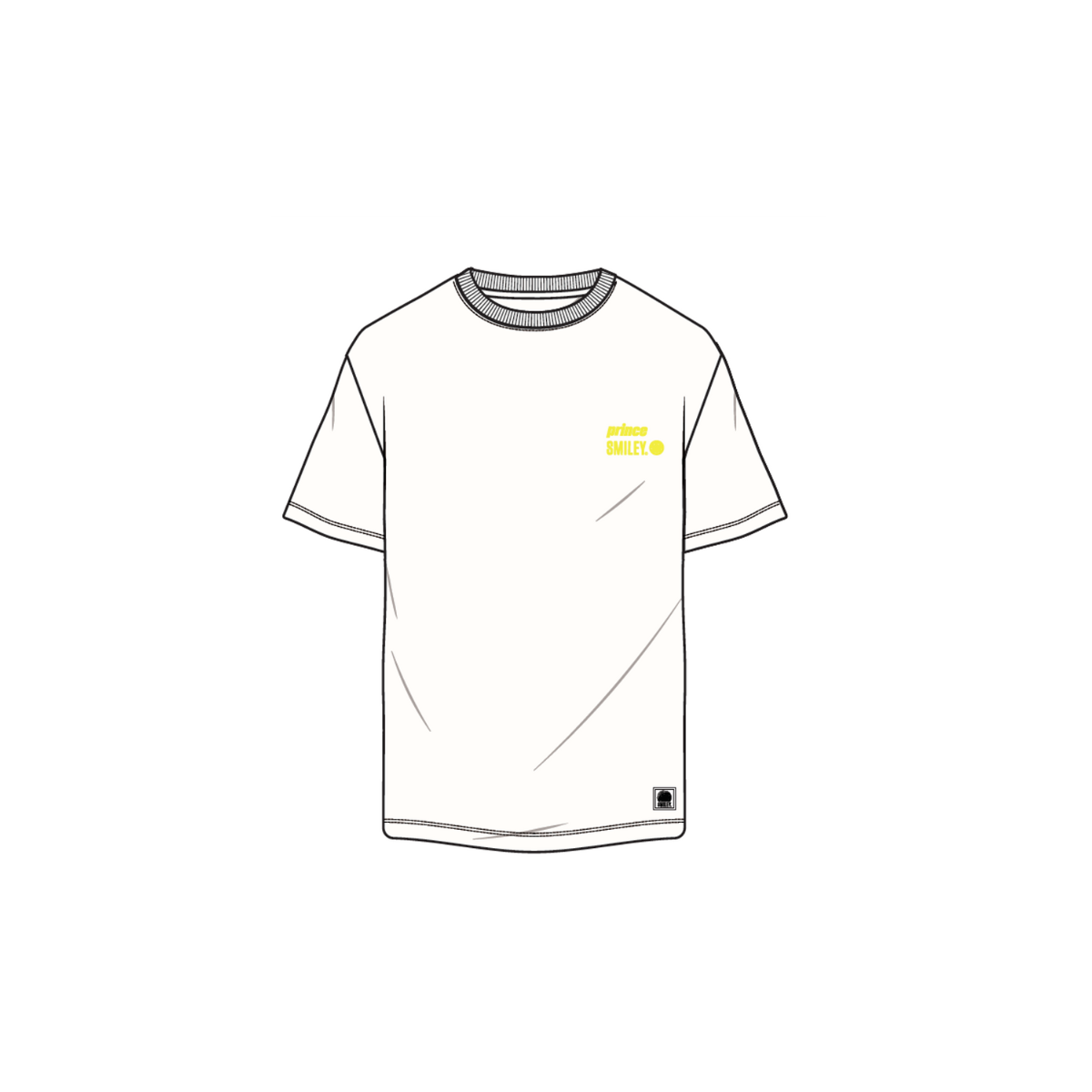 T-SHIRT PRINCE X SMILEY « HEADBAND ICON » BLANC