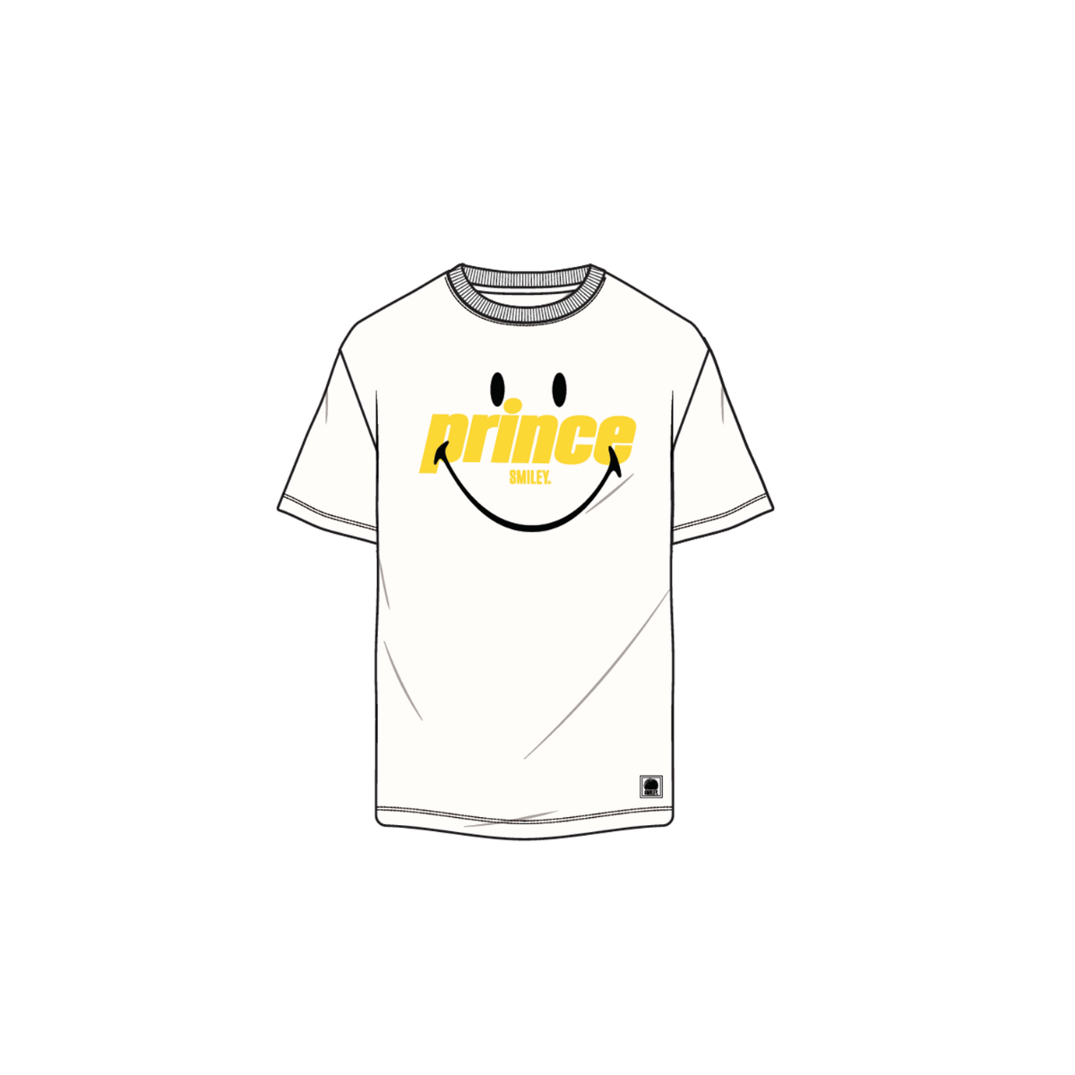 PRINCE X SMILEY "BIG SMILEY" T-SHIRT WHITE